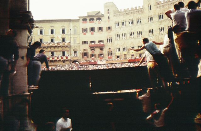 Fence, Piazza and Bleachers