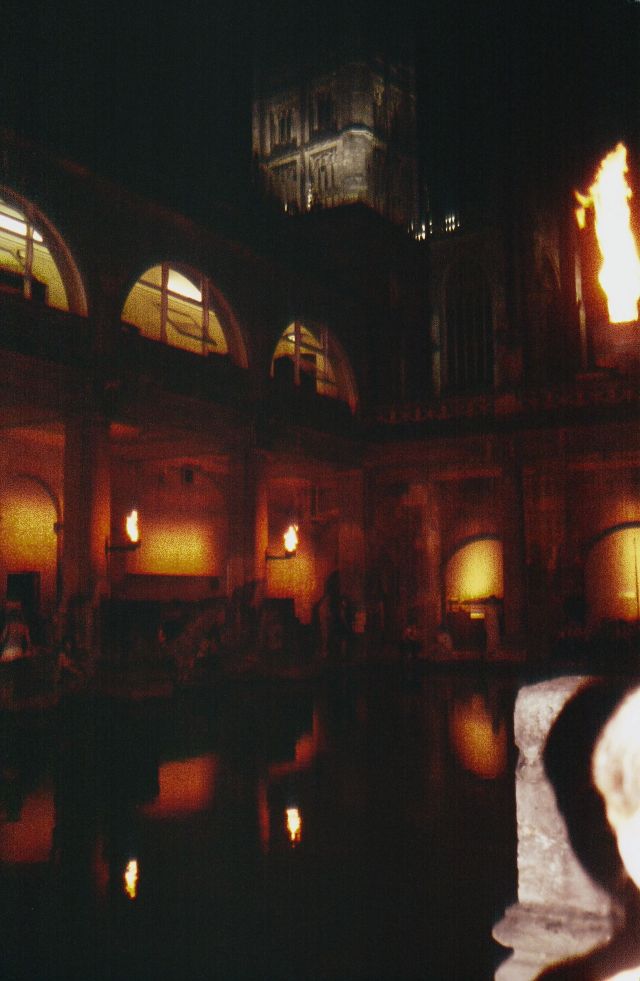 Roman Baths at Night