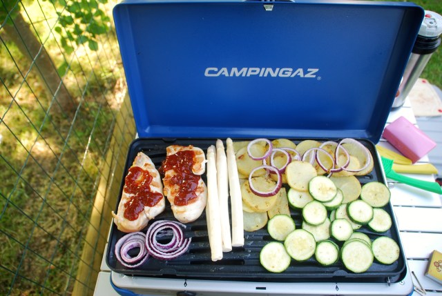 Trying Out the Grill