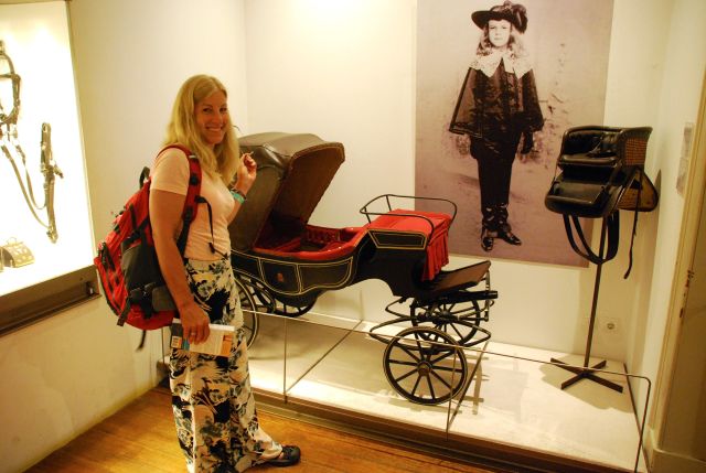 A Girl and Her Pony Cart