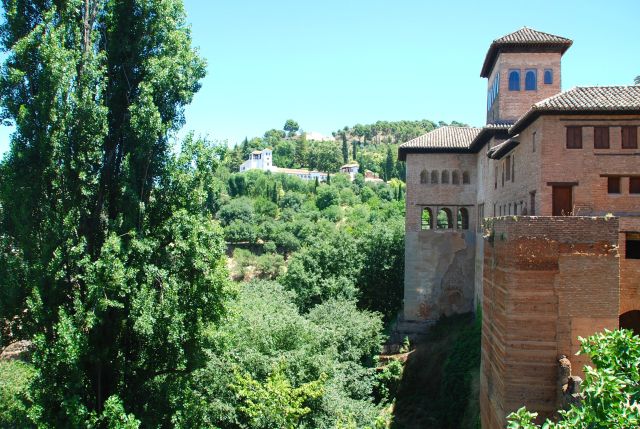 Looking towards the Generalife Section