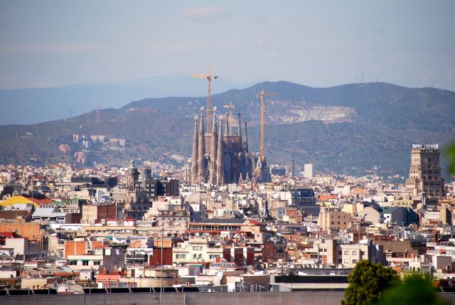 Sagrada from Montjuic