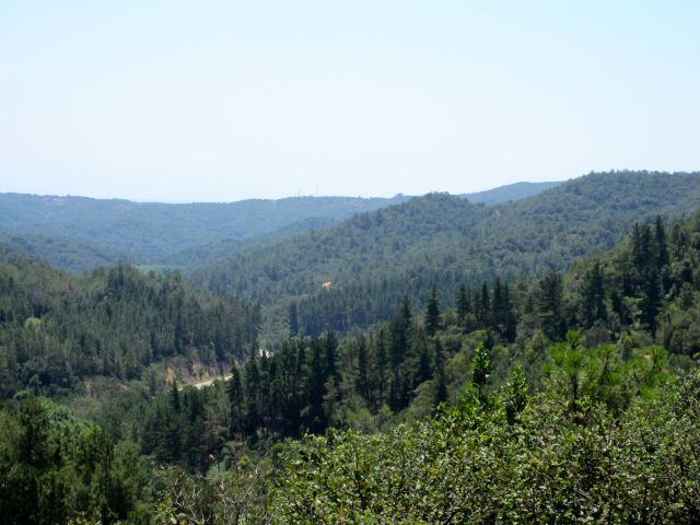 View Towards Tossa on the Llagostera Ride
