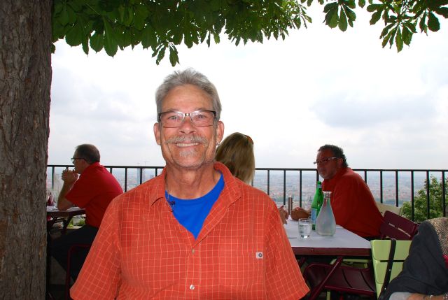 A Happy Camper at Lunch