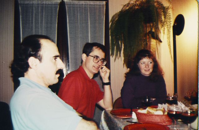 Francois, Claude and Nelly in our Younger Days