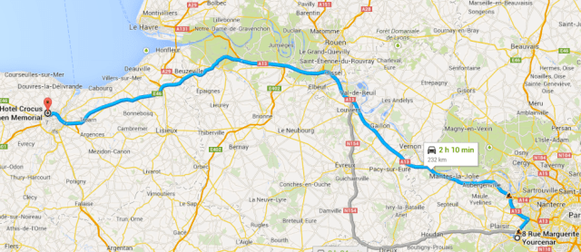 Montigny to Caen