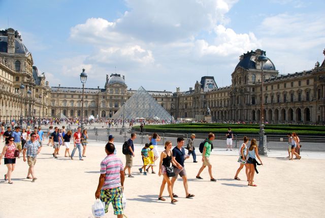 Entrance to the Louvre