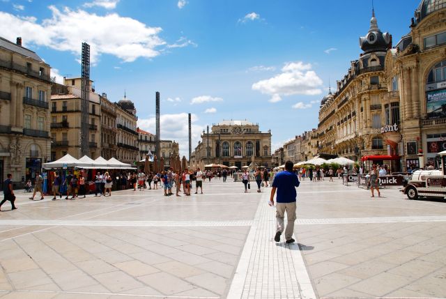 Place Comedie and the Opera House
