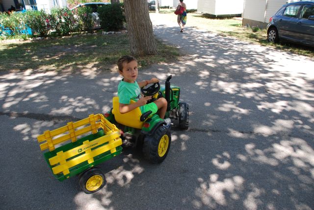 Tractor Boy at Camp