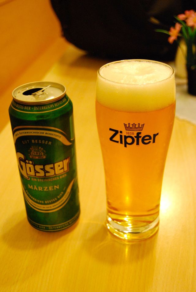 Beer at the Hofburg Stuberl