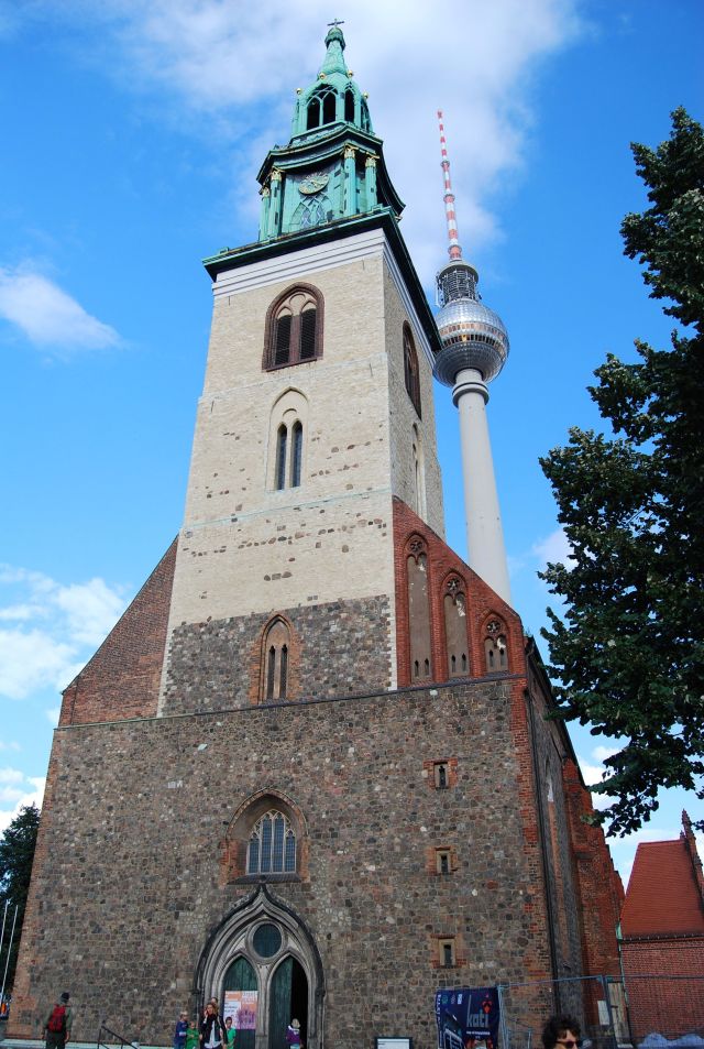 Marien Church and TV Tower
