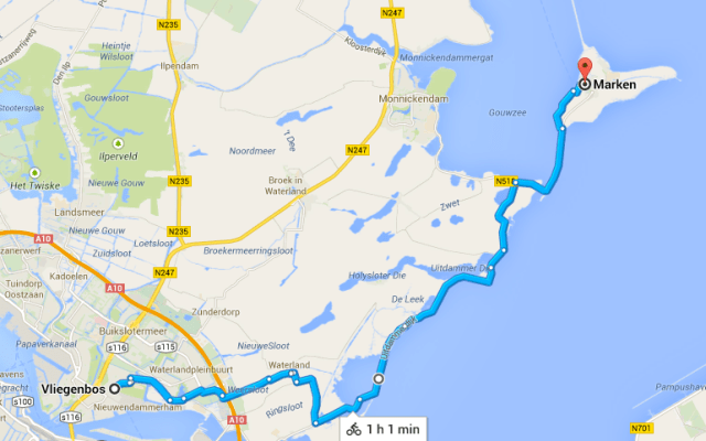 Vliegenbos to Marken