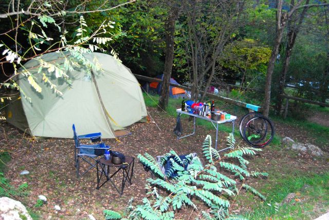 Campsite at La Sfinge in Cinque Terre