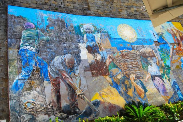 Mural in Riomaggiore
