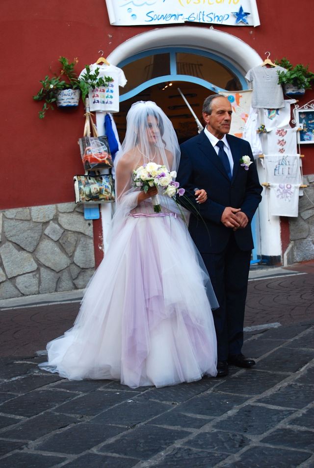 Bride in Positano