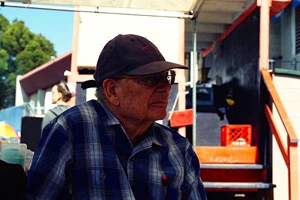 Dad at Jessica's Synchro Meet