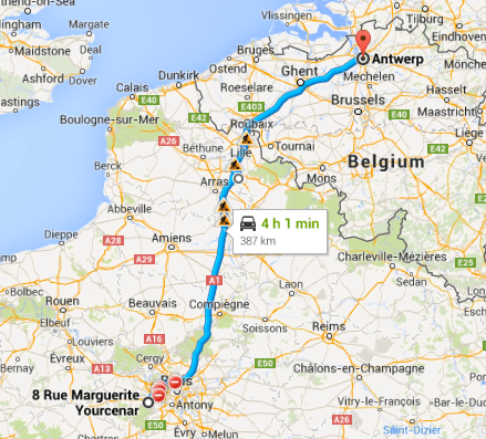 Montigny to Antwerp