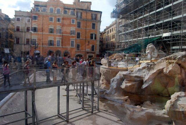 The Trevi Fountain (Under Repair)
