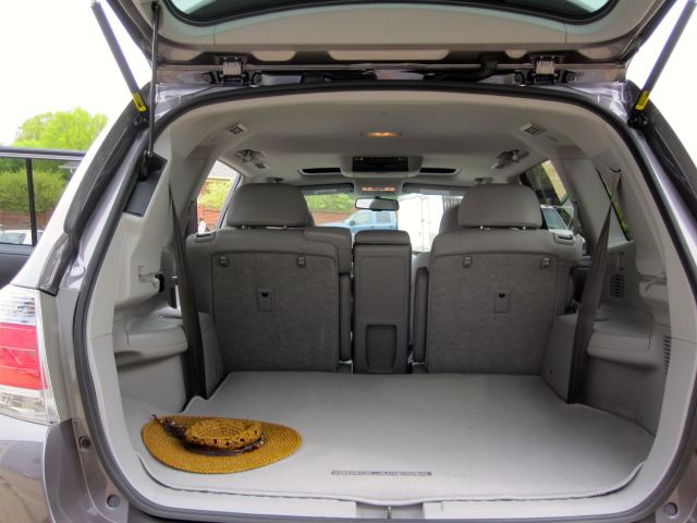Highlander's Cargo Area Behind the Rear Passenger Seats