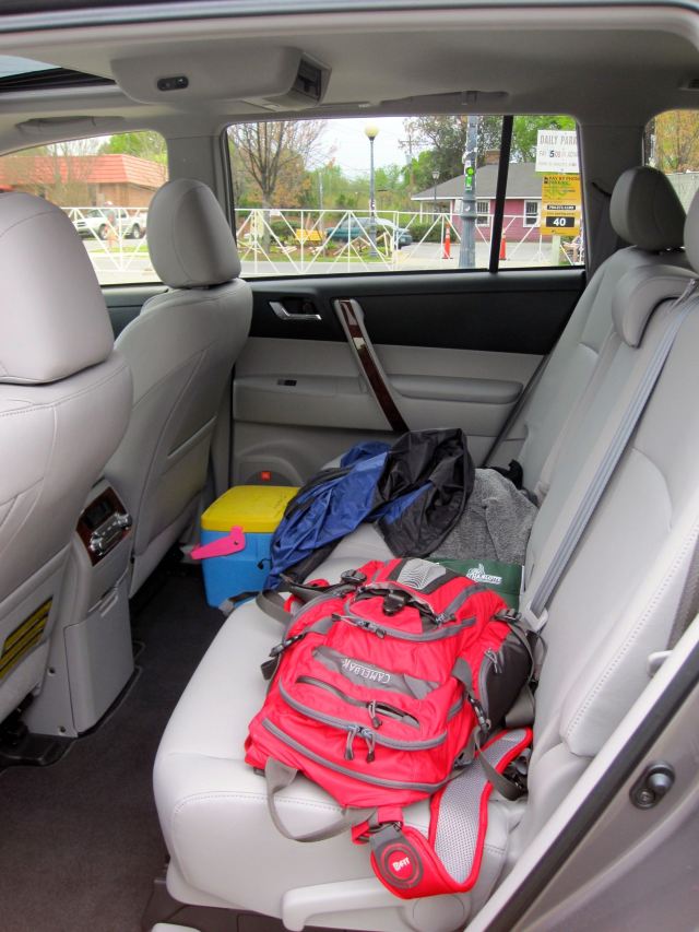 Highlander's Rear Passenger Seats