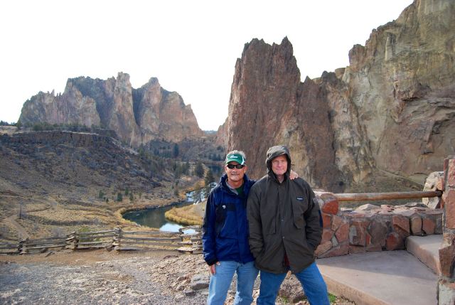 Chuck and I at Smith Rock State Park in 2012