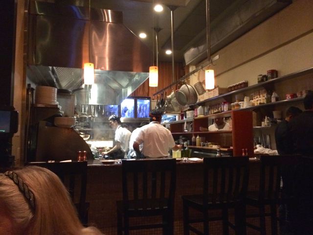 The Kitchen at Corso from Our Table
