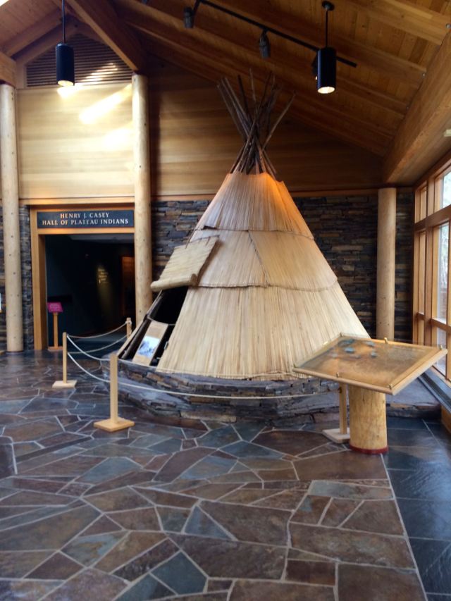 Teepee outside the Native American's Exhibit