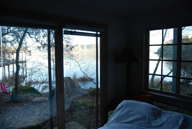 View from our bedroom in Lower Lake