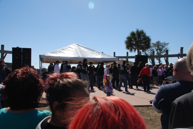 Dancing at the BBQ Fest