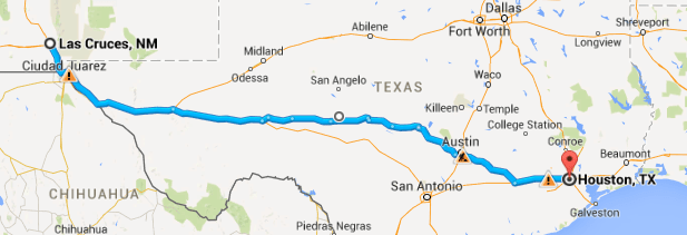 Las Cruces to Houston
