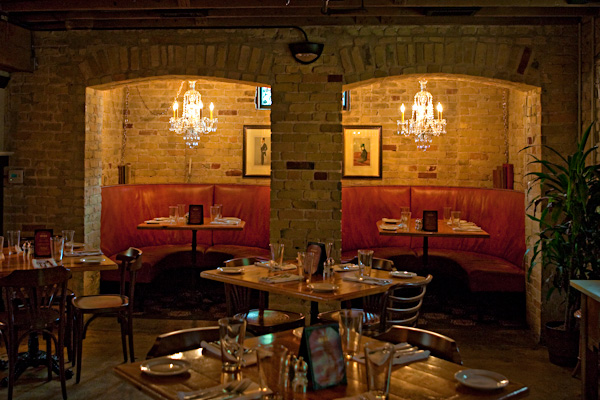 Our Booth on the Right at Bess Bistro