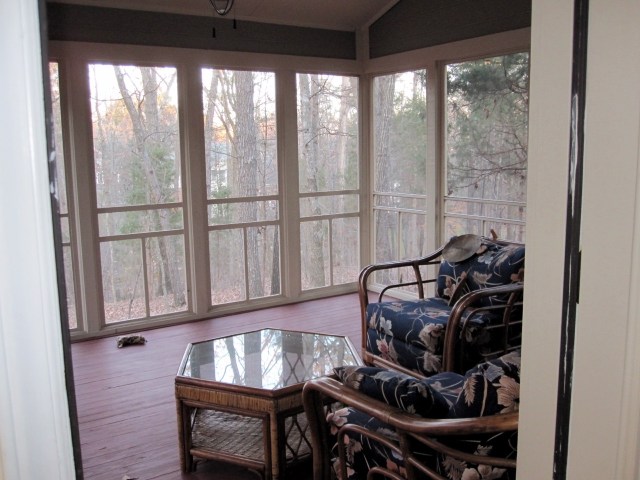 The Screened In Deck