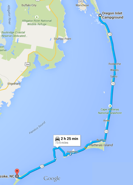Oregon Inlet to Ocracoke