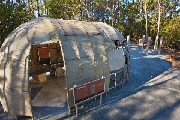 American Indian Town Longhouse