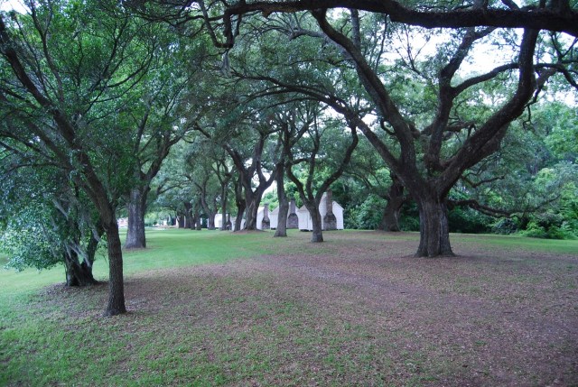Slave Cabins along what was the main entrance