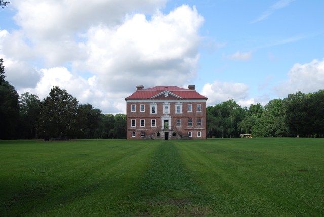 The Rear of the House with a Ha Ha leading to it