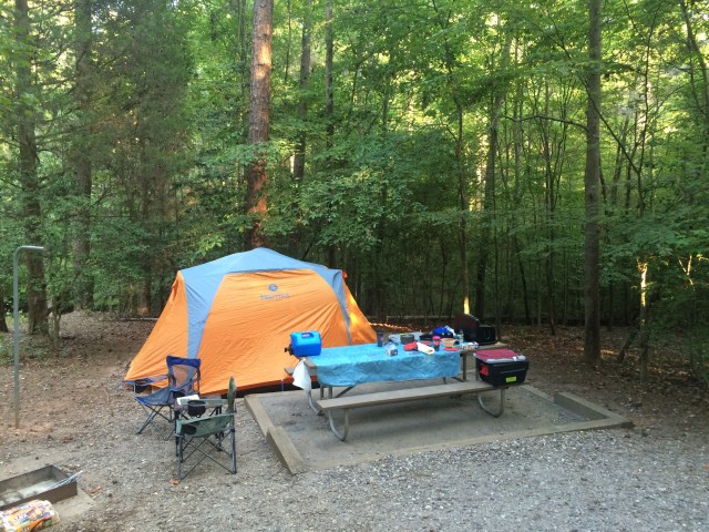 Campsite at Lake Norman