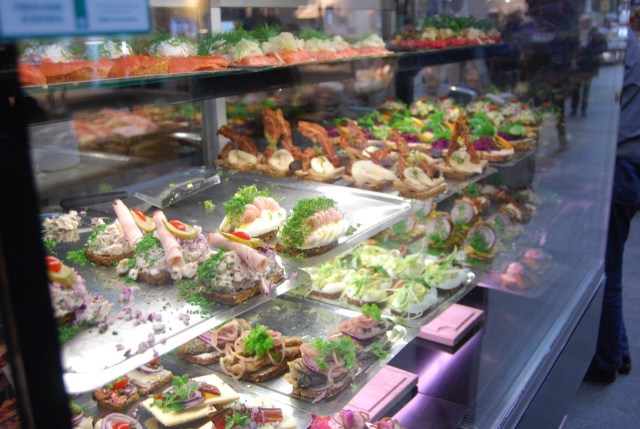 A Selection of Open Face Sandwiches