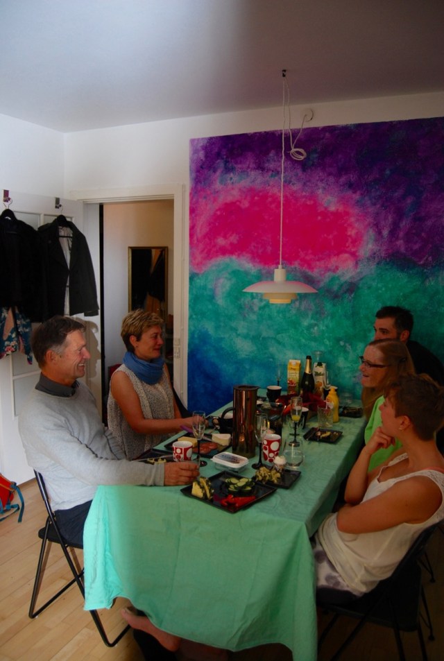 Breakfast at Simone's with Her Mom