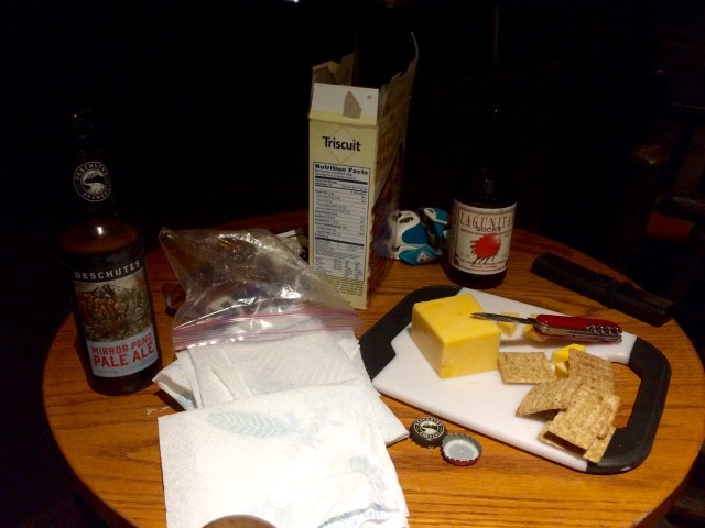 Dinner that First Night in Yosemite