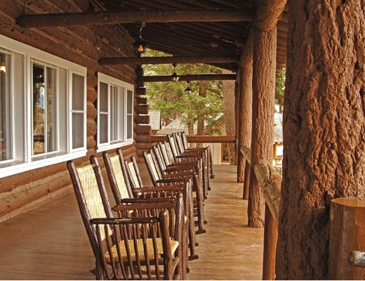 outside curry village lodge