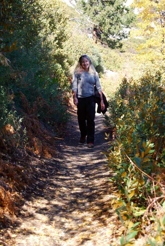 Joanna on the Trail