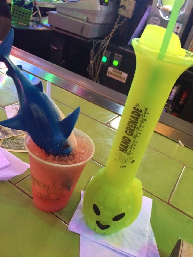 Drinks at Tropical Isle