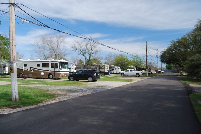 Row of Motor Homes