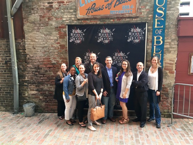 The Crew Celebrating J. Scott's Day