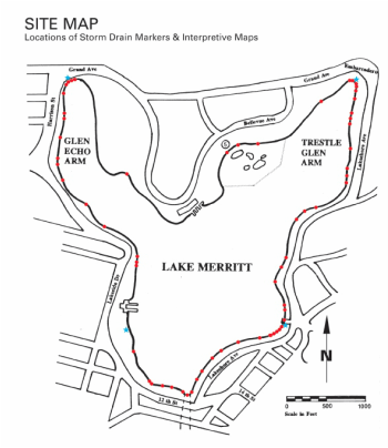Lake Merritt Site Map