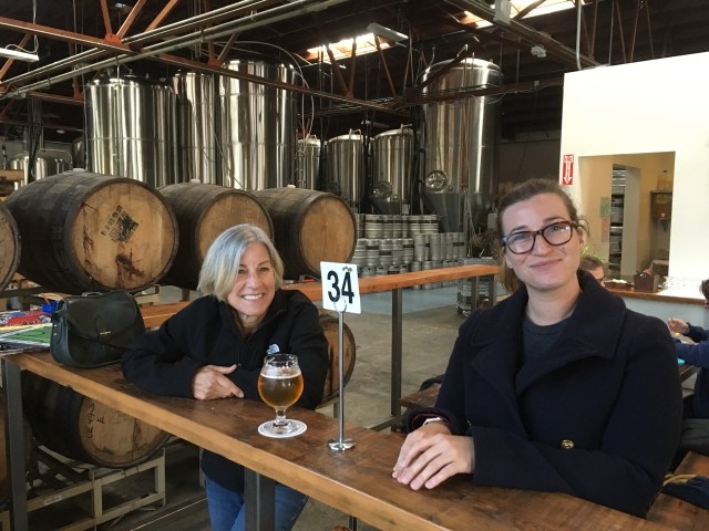 J and J at Fieldwork Brewing