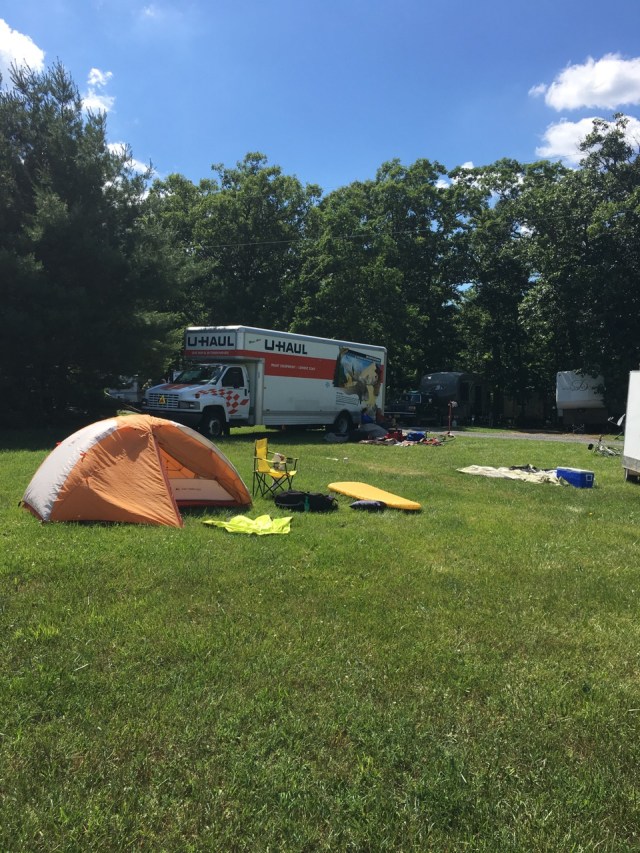 Our Last Night in Camp, Drying Out