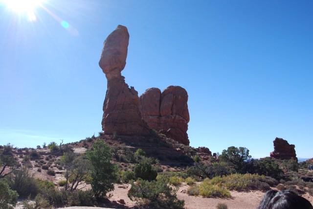 Balanced Rock with Sun