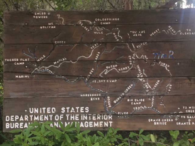 Sign Showing the Roads